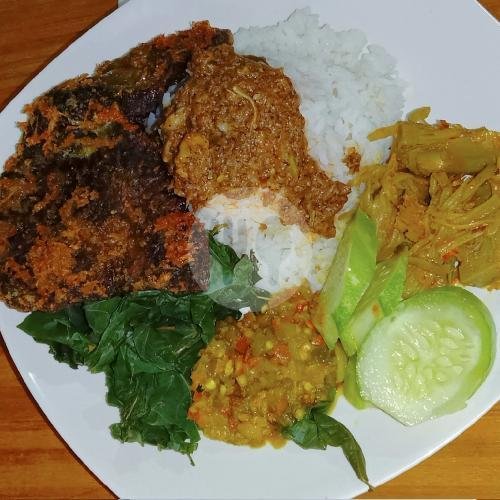 Nasi Ayam Balado Ijo + Free Es Tehmanis menu Nasi Padang RM CITRA MINANG Masakan Padang Laswi-Batununggal