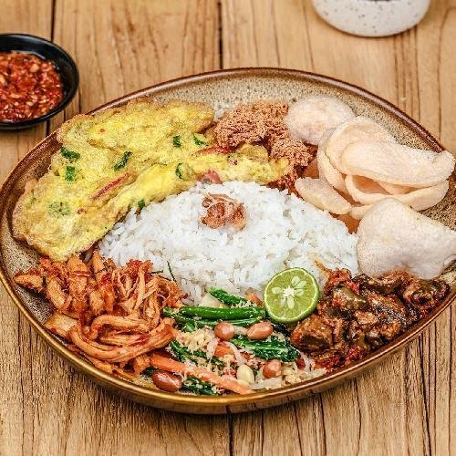 Nusantara Platters menu Tong Tji Tea House, Pacific Mall Tegal