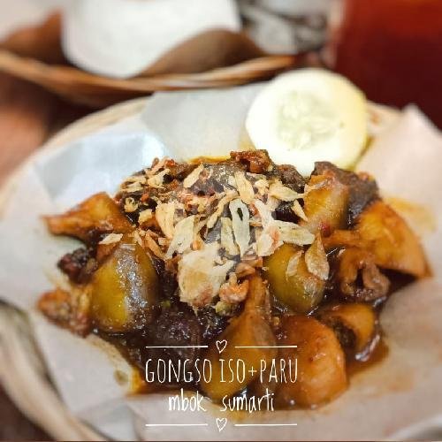 Paha+tepong Bakar menu Gongso Babat Mbok Sumarti, Kelud Barat 3