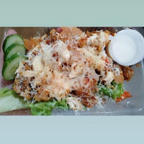 Ayam Geprek Nasi menu Ayam Geprek Neng Rokus Kang Robar, Komplek Gempol Sari