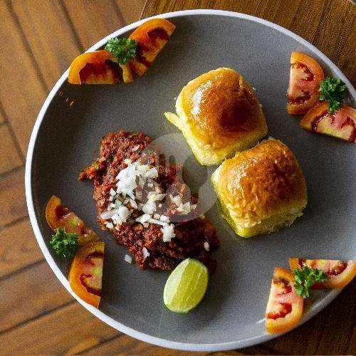 Kashmiri Chicken Roll + Hummus Olive Oil menu Babooji - Indian Kitchen & Bar, Gedung Soho