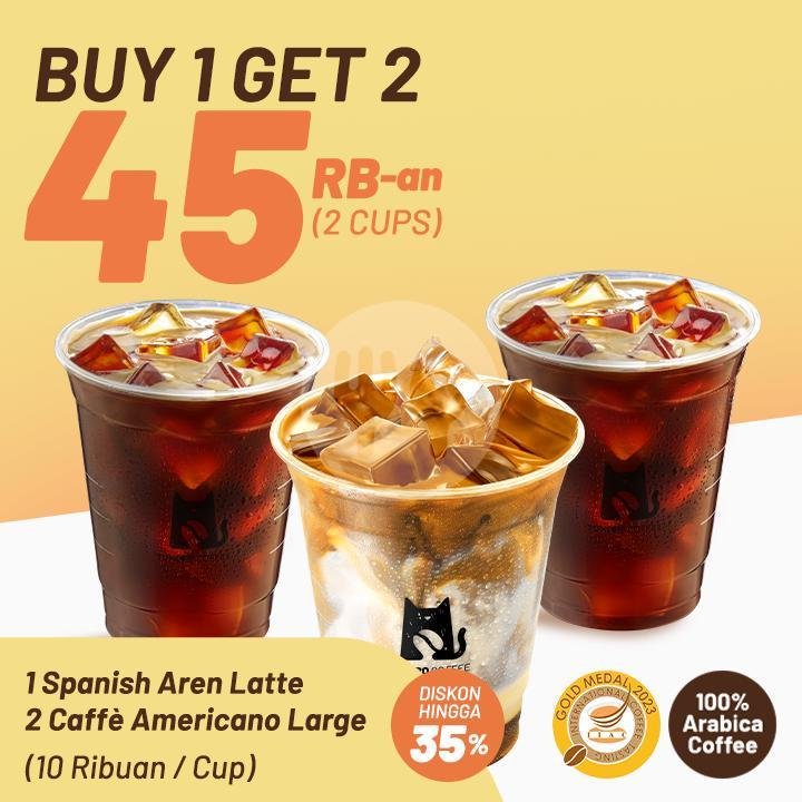 1 KOPI SUSU AREN Rp20RB menu TOMORO COFFEE, Ujung Berung