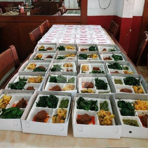 Nasi Paru menu Rumah Makan Sinar Padang Sudibyo, Kapten Sudibyo