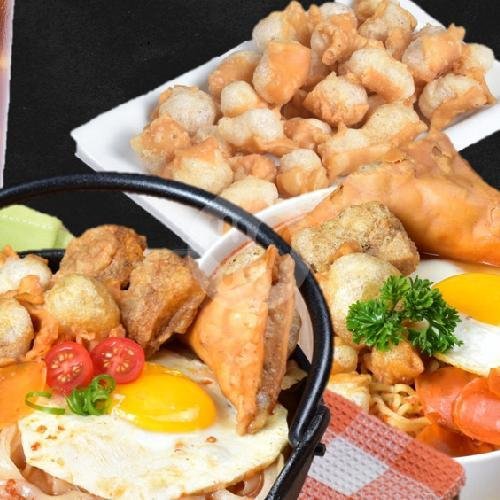 Seblak Komplit DOUBLE Topping Tulangan + Dumpling Keju menu Seblak Smaput 4, Bambu Apus Cipayung