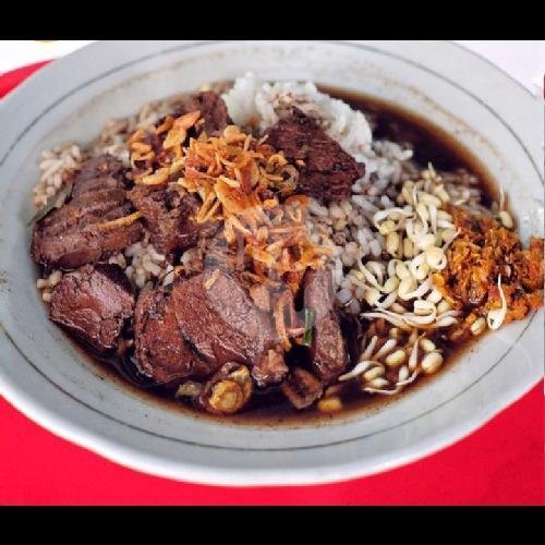 Nasi Rawon Empal menu Rawon Bu Narti, Babatan