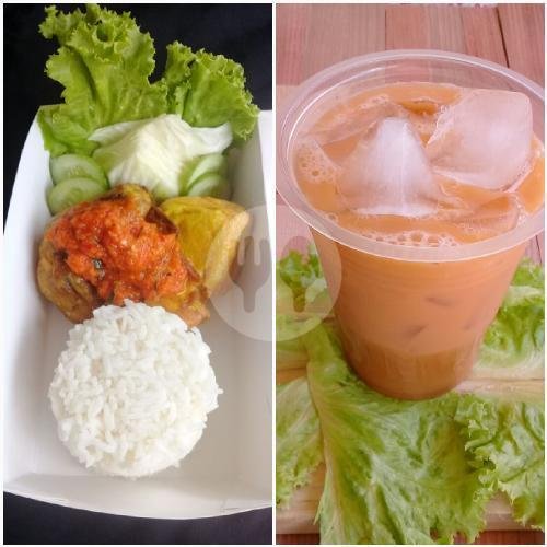 Nasi Ayam Goreng Sambal Matah + Ice Coffee menu Dapur Yasmin, Kecubung 5