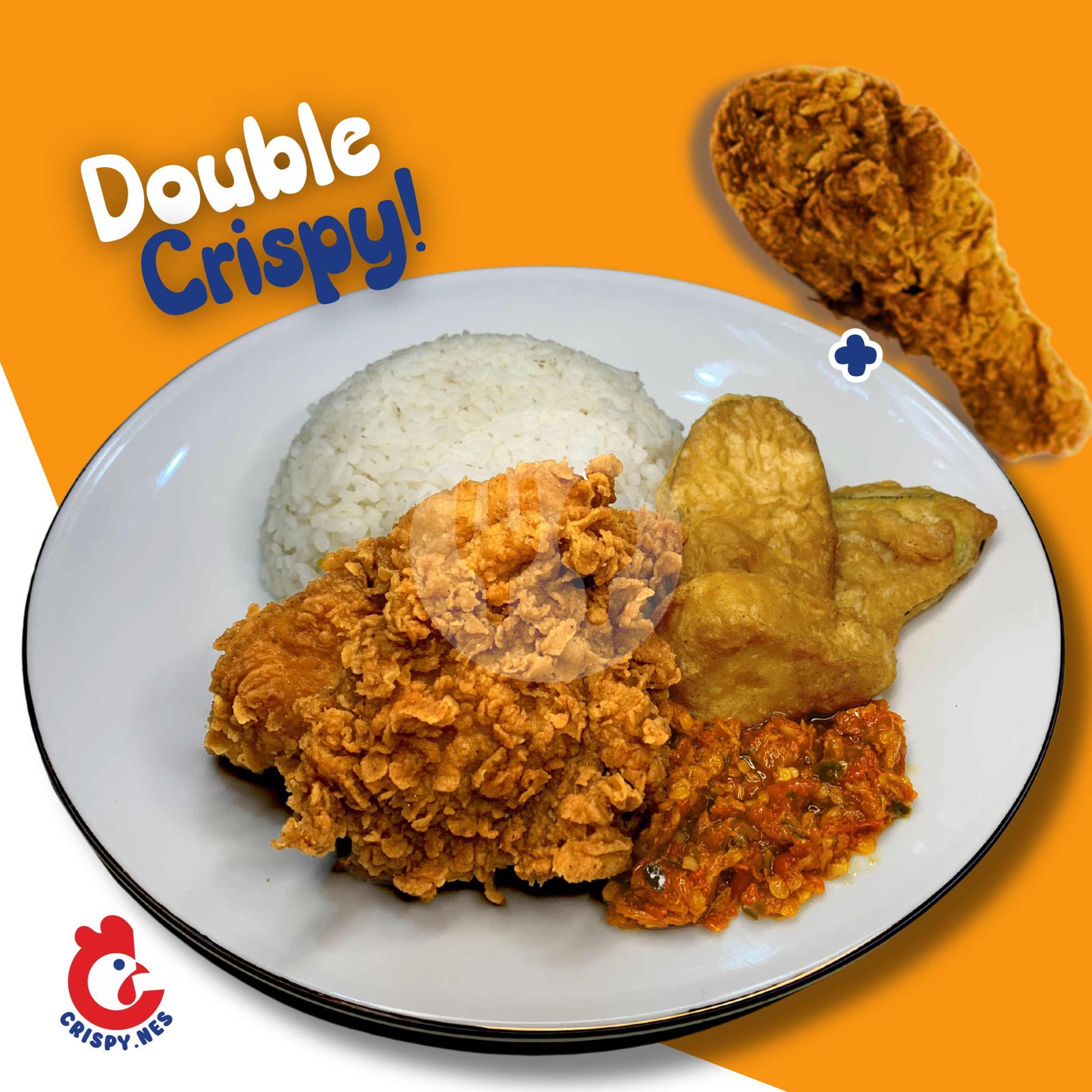 Flash Sale Combo Duaan Daun Jeruk! menu Crispy Nes Nasi Ayam Kopi, Dago