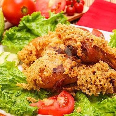 3x Ayam Paha Kremes + Nasi Biasa menu Pecel Lele Meranti