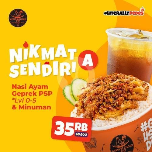 Nikmat Sendiri B menu Ayam Blenger PSP, Akses UI Depok