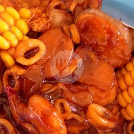 Udang Kepiting Saus Tiram menu Seafood Bakar Nazwa Zahira