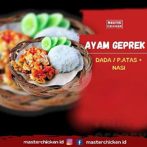 Geprek Paha Atas/Dada Crispy menu MASTER CHICKEN GURAH, GURAH