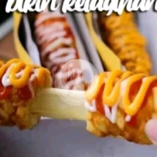 Mie Tek Tek Original menu Corndog Mozarella Crispyy, Kebon Kopi