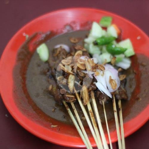 Sate Kambing Pedas Asin 10 Tusuk menu Sate Madura Pak Rahmat (Mamat), Ujung Berung