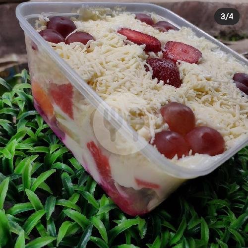 Siomay Bohay menu Salad Buah Truly Food, Cilengkrang