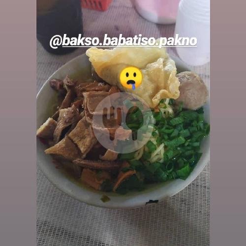 Bakso + Es Teh + Krupuk menu Bakso Babat Iso & Mie Ayam Pak No, Ungaran Barat