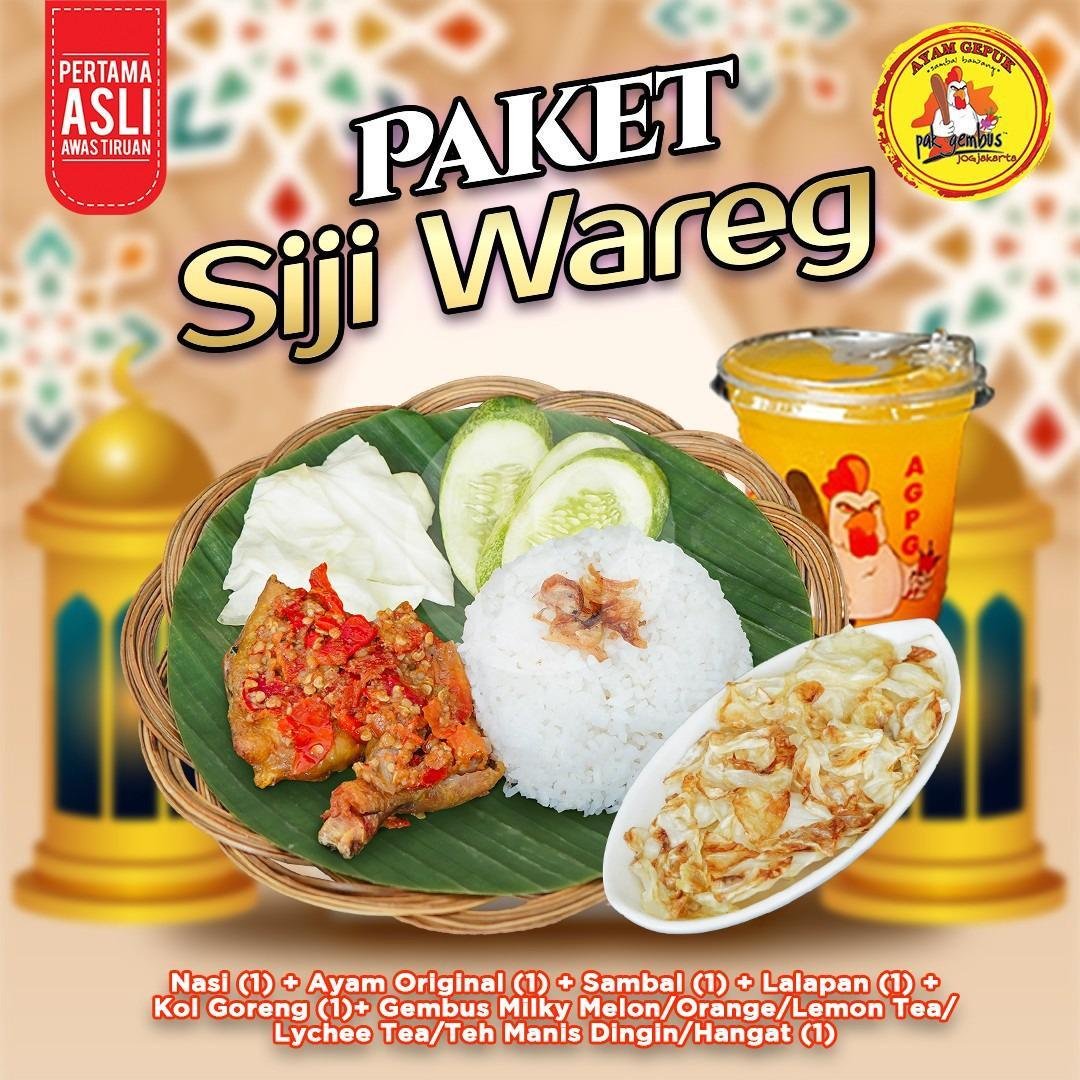 Special Annive 1 menu Ayam Gepuk Pak Gembus, Kebayoran Lama