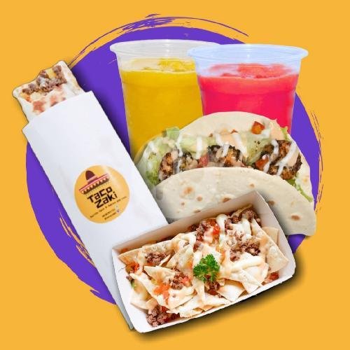 Soft Taco Beef menu Taco Zaki Mexican Food, Sekejati