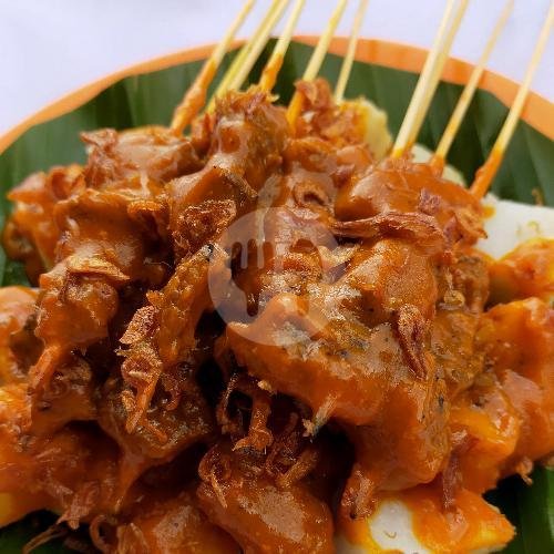 Sate Padang 10 Tusuk Tampa Ketupat menu Sate Padang Candu Raso, RS Polri