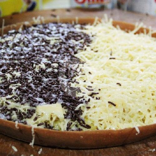 Keju Coklat menu Martabak Bangka Pelangi, Taman Sunter Indah