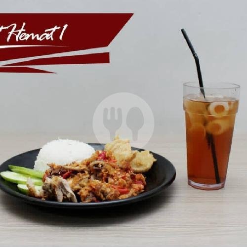 Paket Hemat menu Waroeng Ayam Geprek, Kampus Univ. Siliwangi