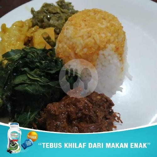 Benecol Tebus Khilaf Nasi Kikil Urat Sapi x Nutrive Benecol menu Rumah Makan Padang Malah Dicubo