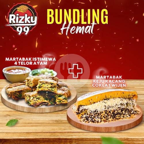 Martabak Nutella + Martabak Super 5 Telor Ayam menu Martabak Rizky 99, Kemayoran