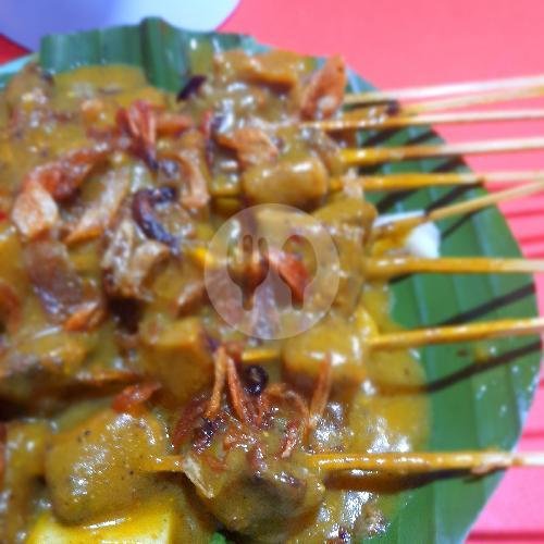 15.tusuk Sate Daging+Tupat menu Sate Padang Pariaman, (Dipatiukur) Sat