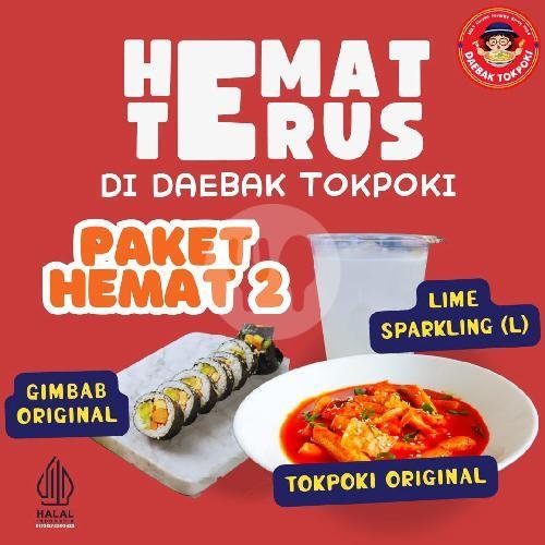 PAKET 3 menu Daebak Tokpoki, WTC Mangga Dua