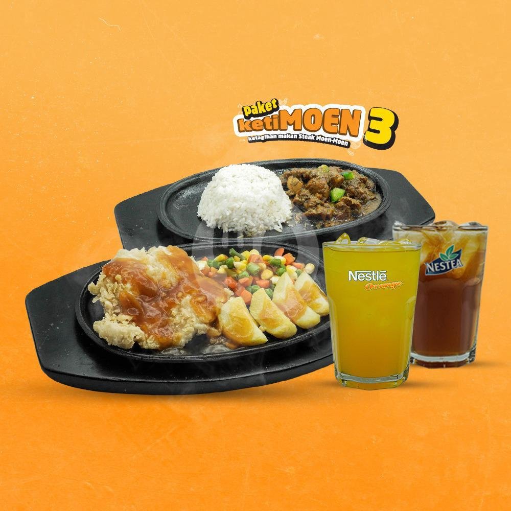 Ketimoen (Ketagihan Steak Moen-Moen) 4 menu Steak Moen-Moen, Solo Grand Mall