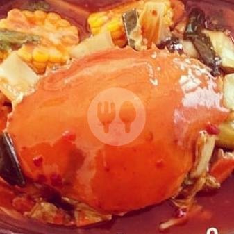 Kepiting Besar Saos Padang menu Seafood Senja, Paseh
