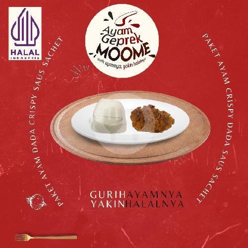 Paket Ayam Saus Spicy Honey menu Ayam Geprek Moome, Wonokromo