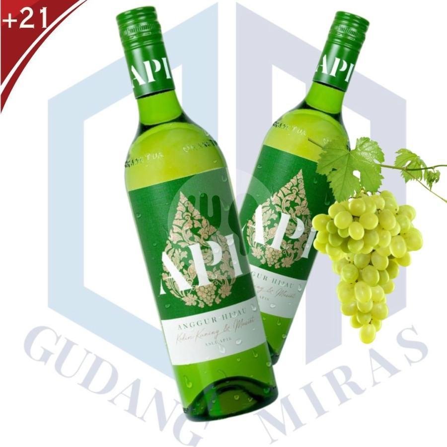 [21+] Anggur Hijau 620 Api  Ot Orang Tua Botol Besar Green Apple Local Wine Amer menu Gudang Miras, Beer, Amer, Mangga Raya