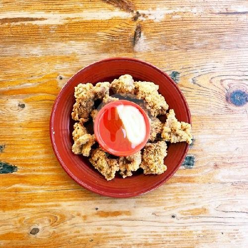 Paket Kulit Crispt + Es Teh menu Ayam EKSIS Denasri Wetan, Mayjend Sutoyo