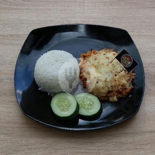 Nasi Ayam Geprek Mayo Keju menu Ayam Geprek & Salad Buah Simple Food, Pramuka