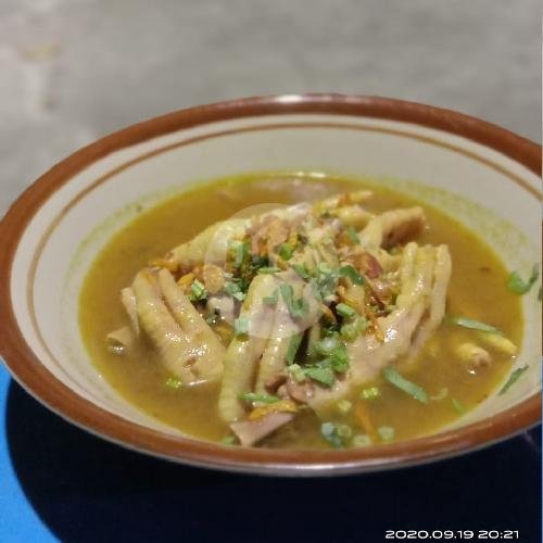 Soto Ceker Aja menu Soto Ceker Kerinci