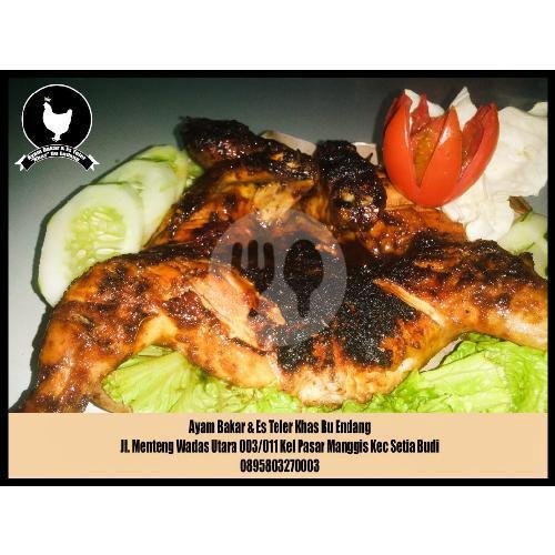Paket Hemat Penyet Sambal Ijo menu Ayam Bakar & Es Teler Khas Bu Endang (Pasar Rumput), Menteng Wadas Utara
