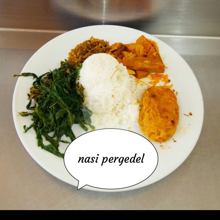 Nasi Rendang Bungkus Pisah menu RM. Padang Citra Bundo, Setiabudi