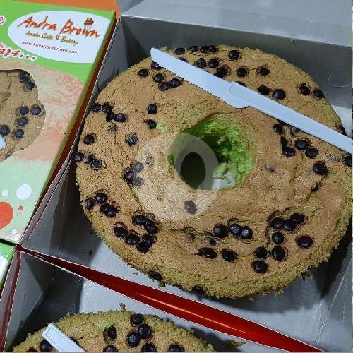 Sifon Pandan Chochocips Box Kecil 18cm menu Andra Brown Cake and Bakery, Ngaglik