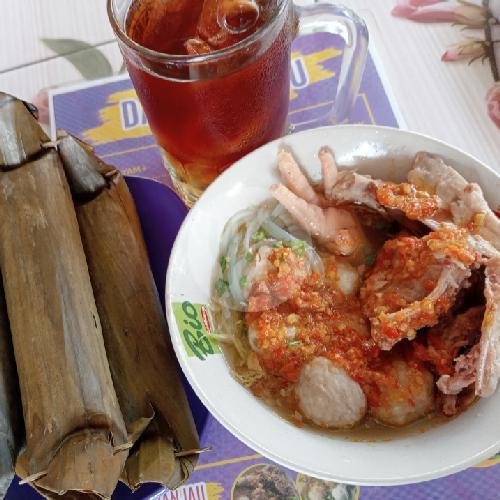 Sate Ayam + Nasi menu Sate & Bakso Abah Acil Suko, Mertojoyo