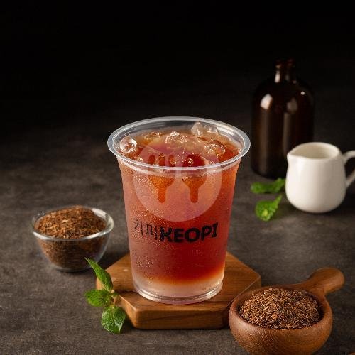 Leccy Tea menu Keopi Coffee and Toast, Borobudur
