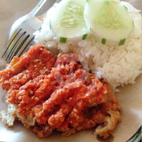 Es Teh menu Ayam Geprek Dower, Hulaan Menganti