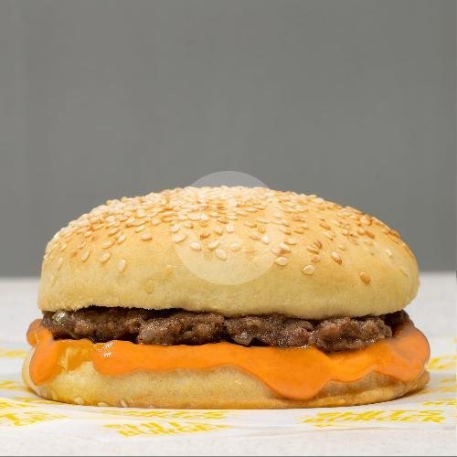 Slim Cheese Burger menu Hits Burger, Pondok Bambu