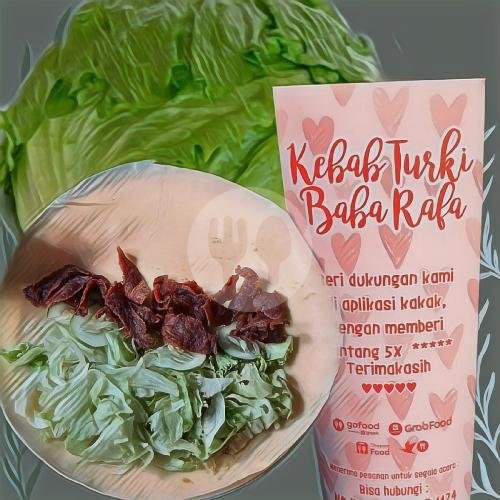 Kebab Besar Ekstra Daging Original menu Kebab Turki Baba Rafa, Warung Dimas