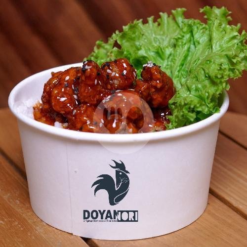 Spicy Matah Chicken Rice Bowl menu Doyanori, Famouz Cafe & Resto