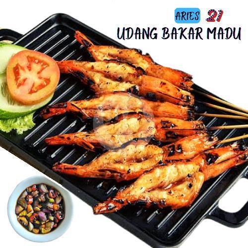 UDANG BAKAR MADU menu ARIES 21 SEAFOOD, Kalimati Jakarta Utara