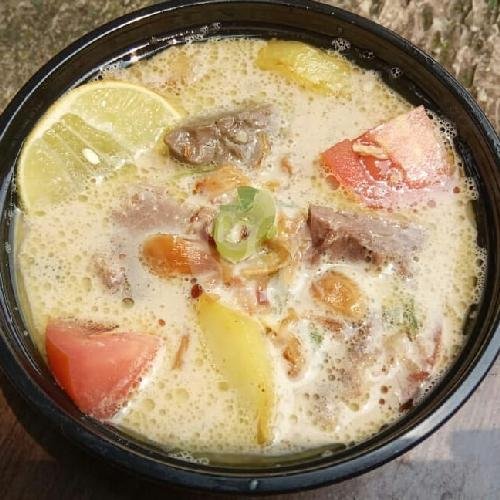 Soto Paru Betawi menu Sate Ayam Dan Sop Iga Sapi Ridho Alhabsyi, Lubang Buaya