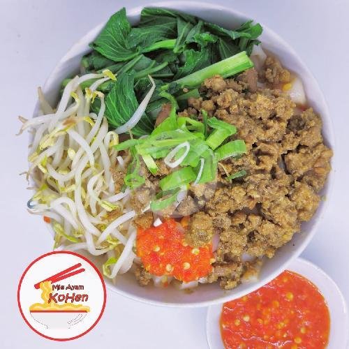 Mie PEDASSS Ayam menu Mie Ayam Kohen, Serdang
