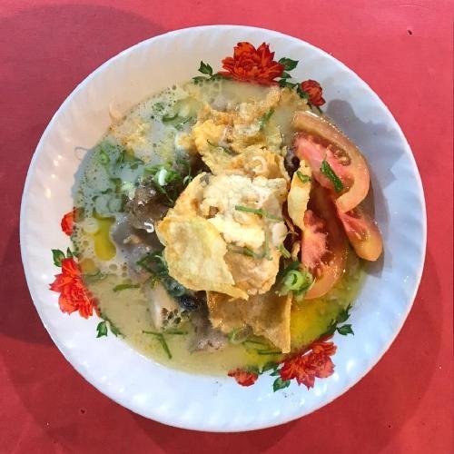 Es Jeruk menu Sop Kaki Kambing & Sapi 999 Tujuh Saudara