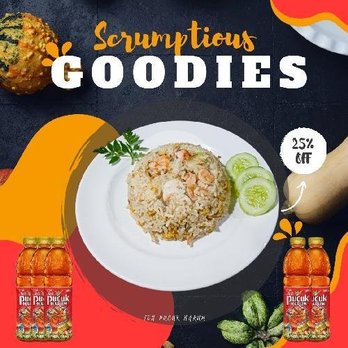 Nasi Goreng Ayam Spesial menu Nasi Goreng Cak Kus, Pandawa