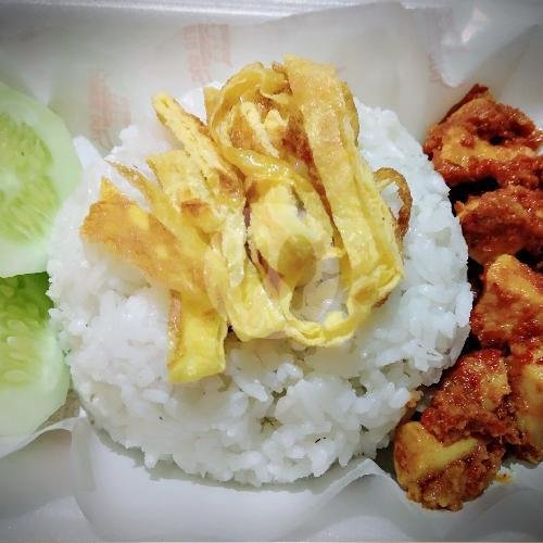 Nasi Ayam Kalio Padang menu Bubur Ayam & Nasi Uduk Lapau SM, Jojoran, Gubeng